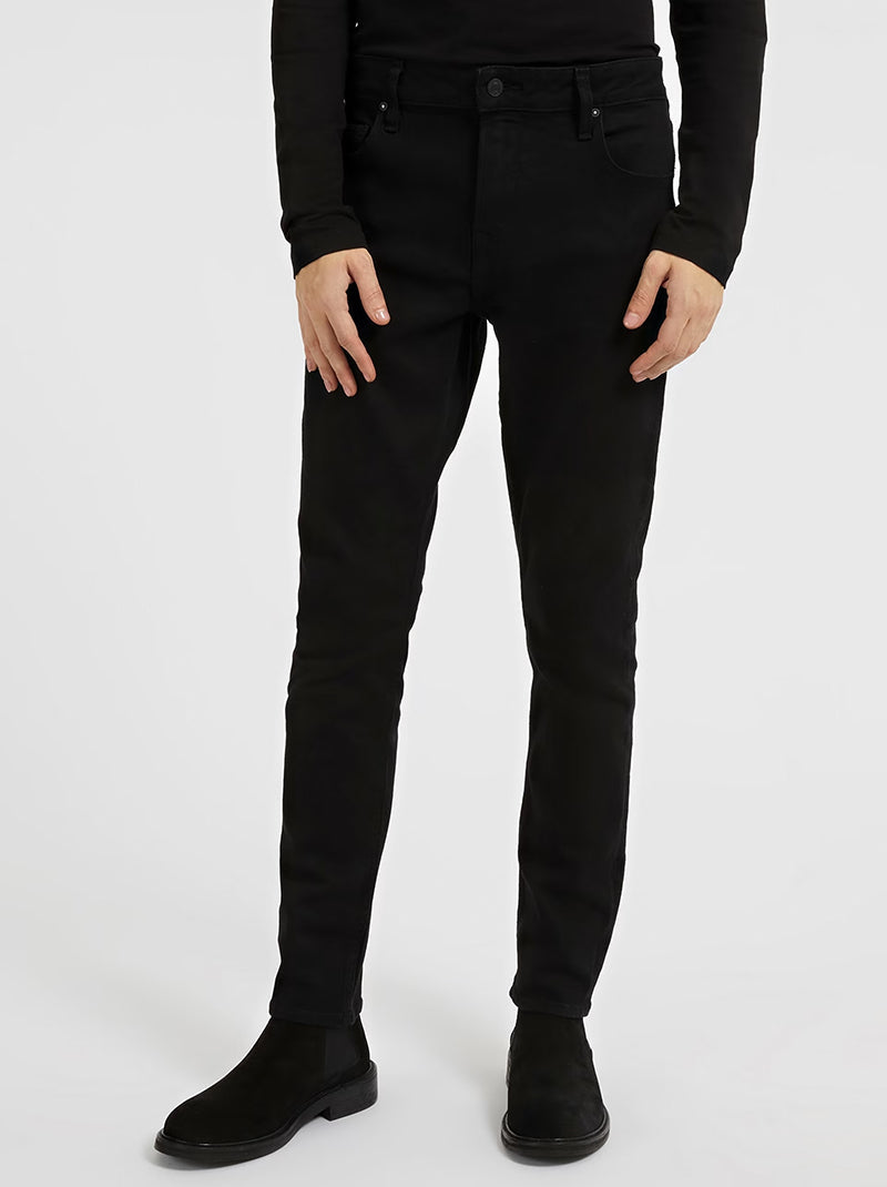 Black guess clearance jeans mens