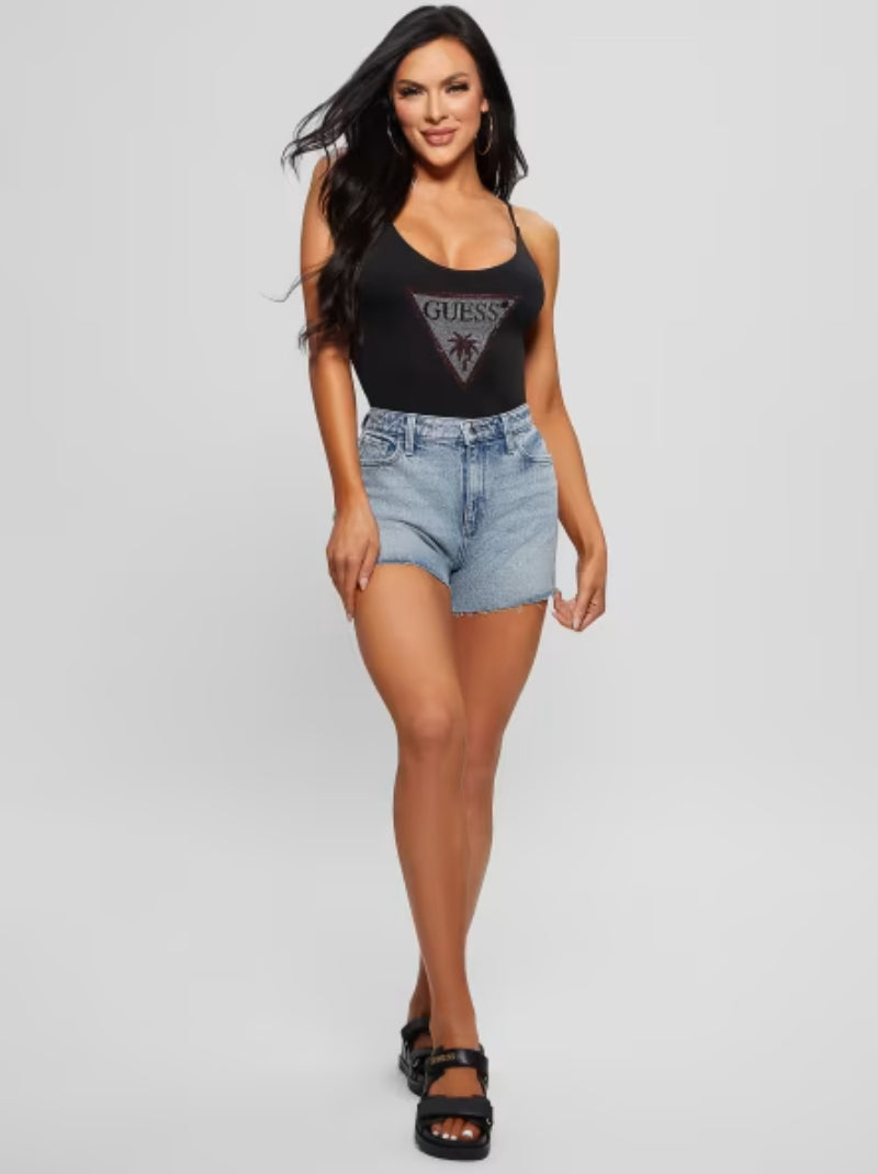 ชุดว่ายน้ำวันพีชผู้หญิง Eco Metallic One-Piece – GUESS Thailand