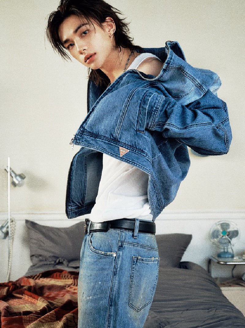 GUESS X HYUNJIN Indigo Jacket – GUESS Thailand