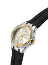 Guess Ladies Black 2-Tone Multi-Function Watch