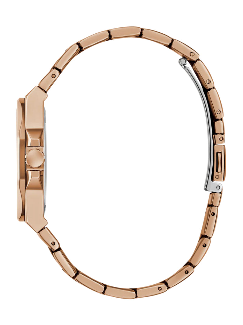 นาฬิกาข้อมือผู้หญิง Guess Ladies Rose Gold-Tone Analog Watch