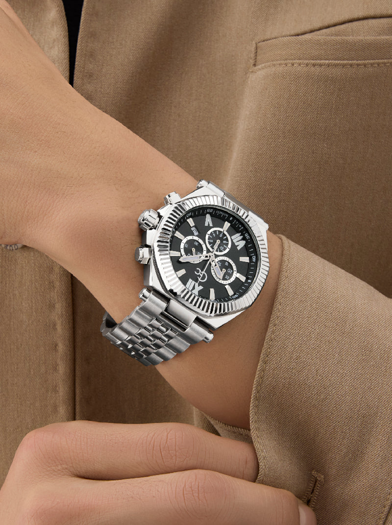 นาฬิกาข้อมือผู้ชาย Gc Atlas Chrono Metal GUESS Watch – GUESS