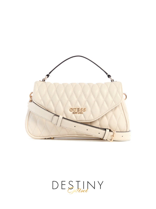 (Destiny Set) กระเป๋าถือ  Valla Top Handle Flap+ต่างหู