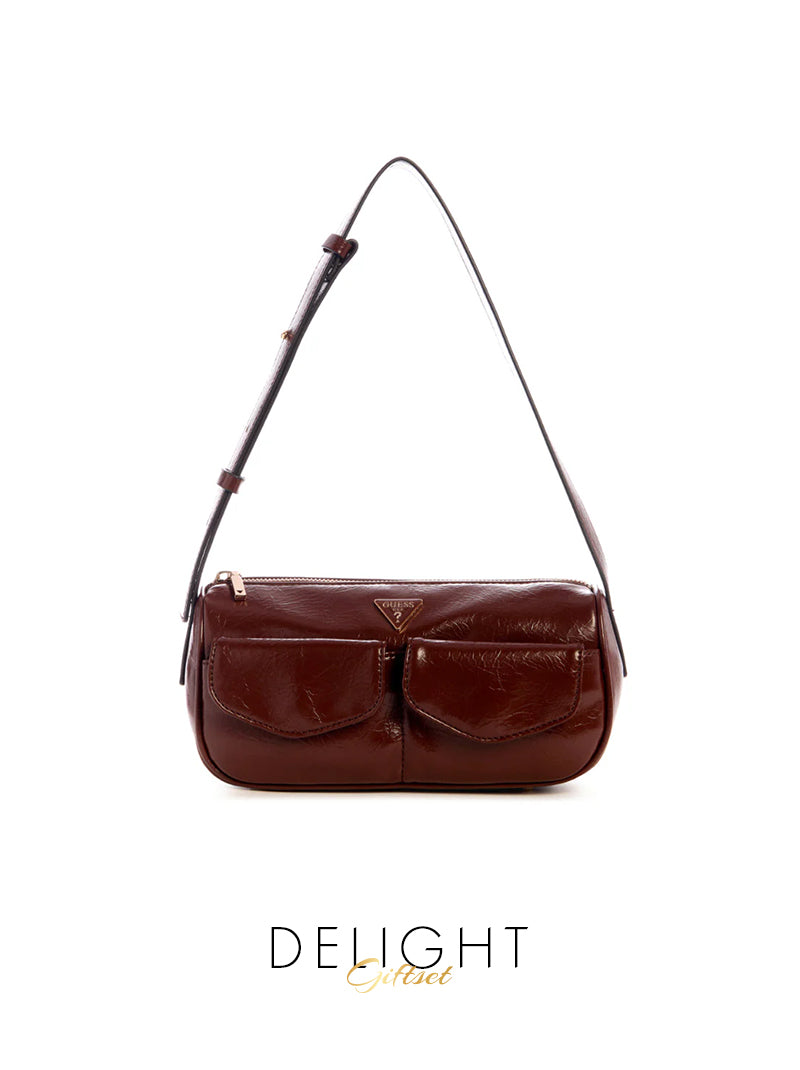 (Delight Set) กระเป๋าสะพายไหล่  Waldena Small Top Zip Shoulder Bag+สร้อยข้อมือ