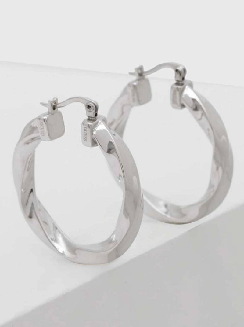 ต่างหูผู้หญิง Hoop Torchon Earrings