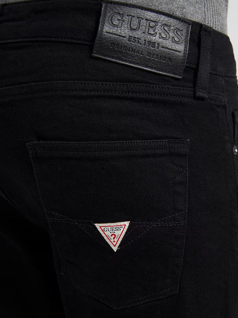 ยีนส์ Eco Low-Rise Slim Chris Denim Jeans In Carry Black Wash