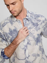Eco Island Floral Linen Shirt