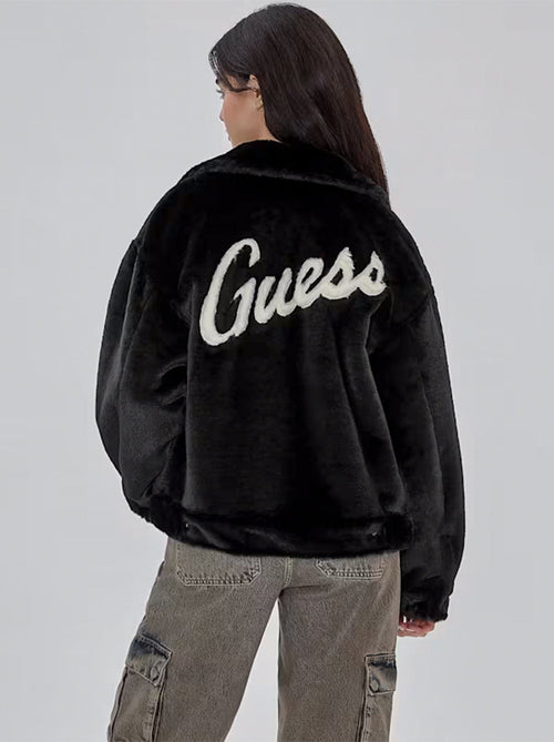 แจ็คเก็ต GUESS Originals Oversized Fur Jacket