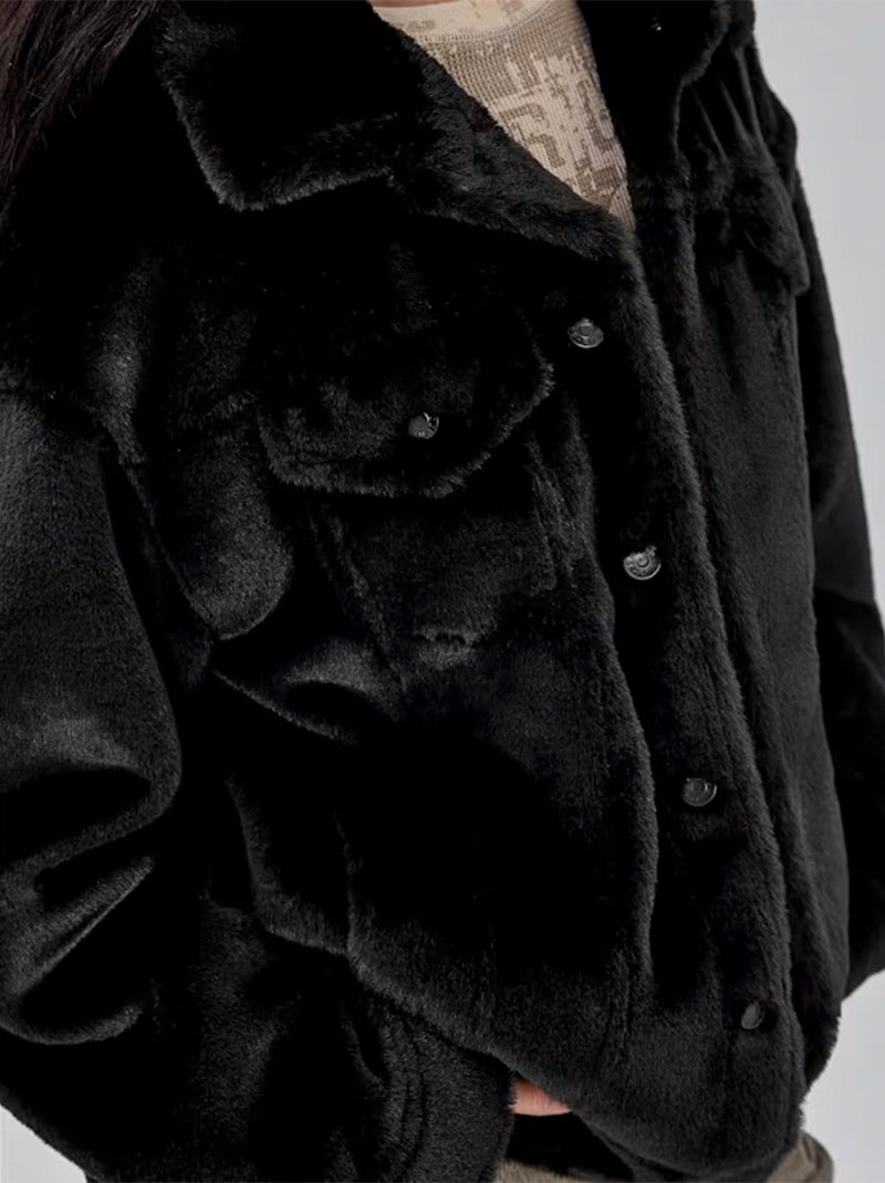 GUESS Originals Oversized Fur Jacket