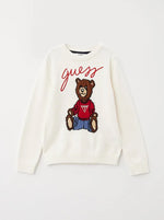 สเวตเตอร์ Bear Front Embroidery Sweater