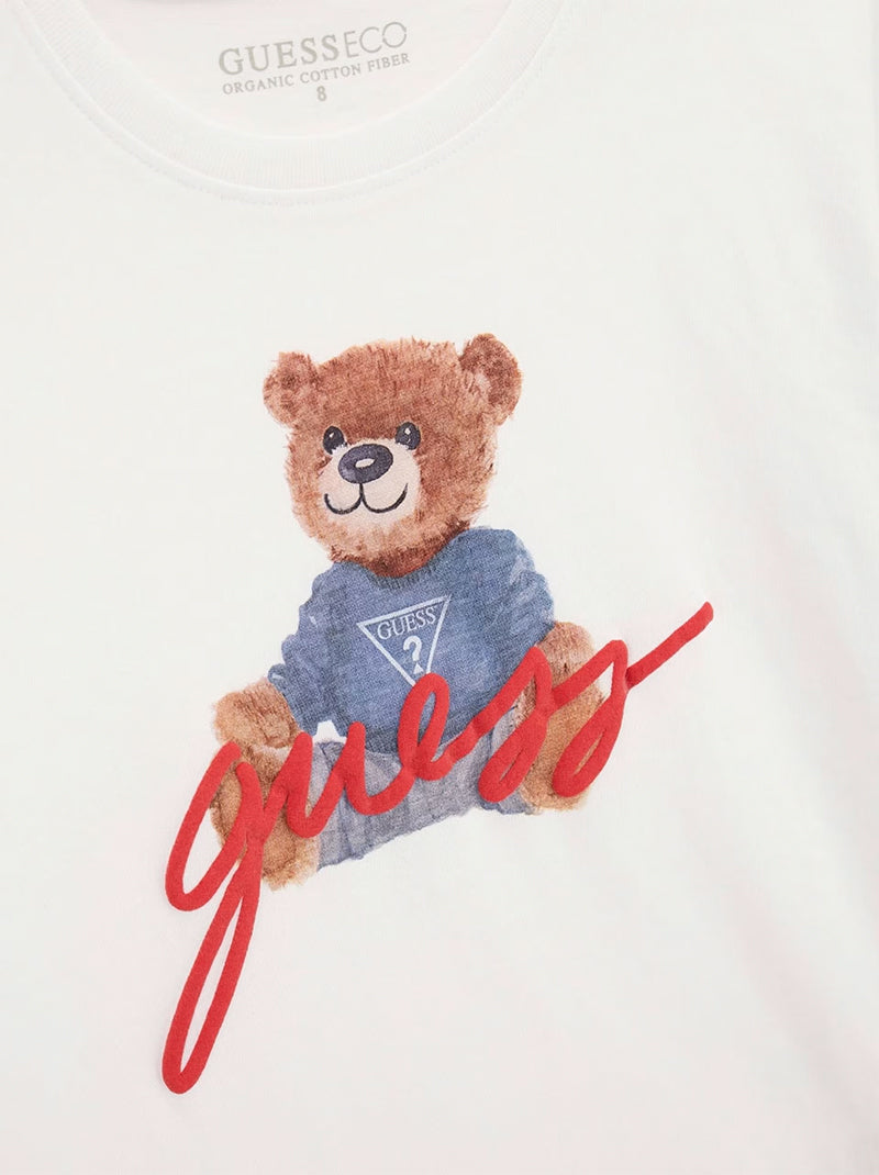 Bear logo-print T-shirt