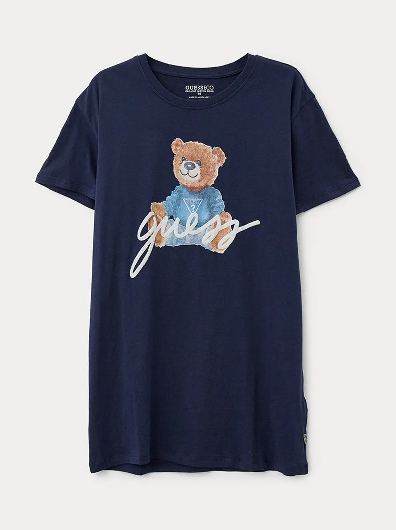 เสื้อยืด Bear Front Print T-Shirt