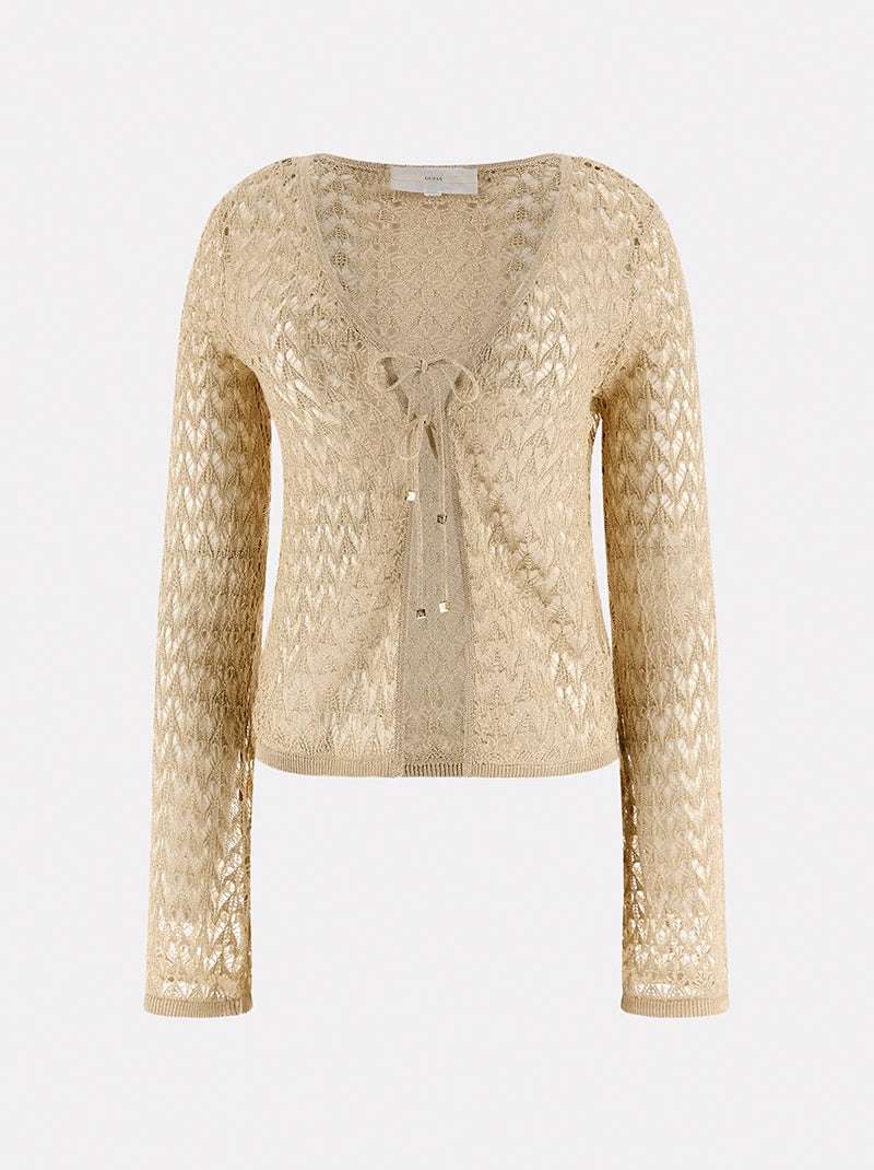 Eco Clarissa Metallic Cardigan GUESS Thailand