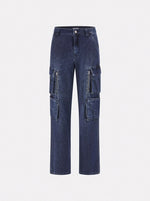 กางเกงยีนส์ทรงคาร์โก้ Kori Denim Cargo Jeans