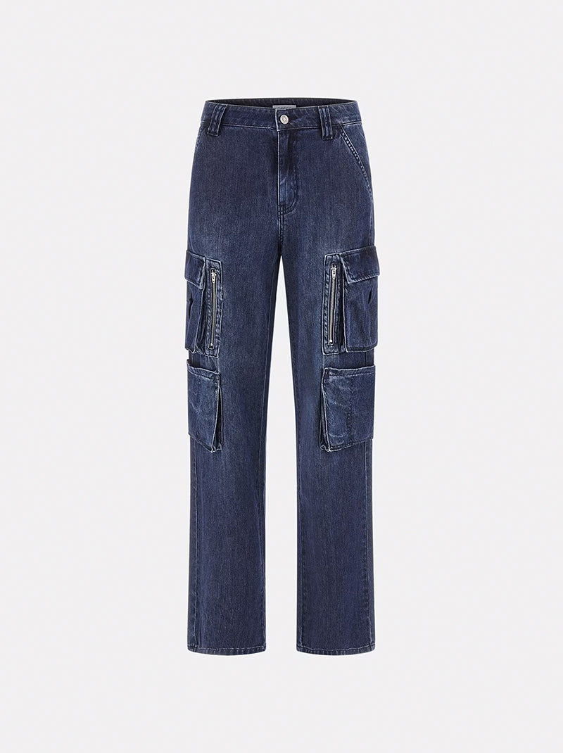 กางเกงยีนส์ทรงคาร์โก้ Kori Denim Cargo Jeans