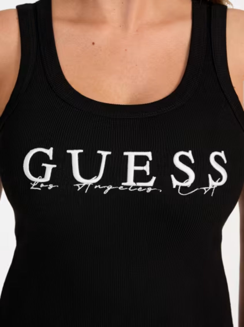 Eco Sunflower Ribbed Dress – GUESS Thailand