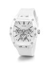 Guess Mens White Multi-Function Watch