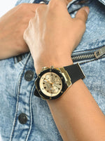 นาฬิกาข้อมือ Multi-function รุ่น ATHENA สายซิลิโคนสีดำ