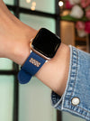 Guess Apple Band Silicone Crystals Blac