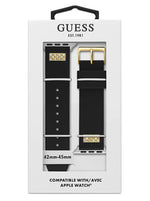 Guess Apple Band Silicone Crystals Blac